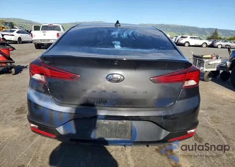 2020 Hyundai Elantra Limited z USA, uszkodzony, nr VIN 5NPD84LF7LH515361